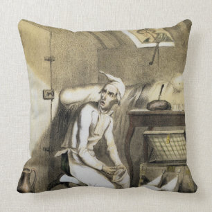 Avarice in the Kitchen, from a series of prints de Throw Pillow