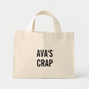 AVA'S crap Mini Tote Bag