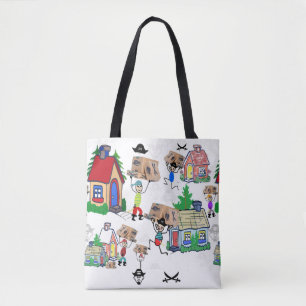 Avast Ye Porch Pirates! Tote Bag