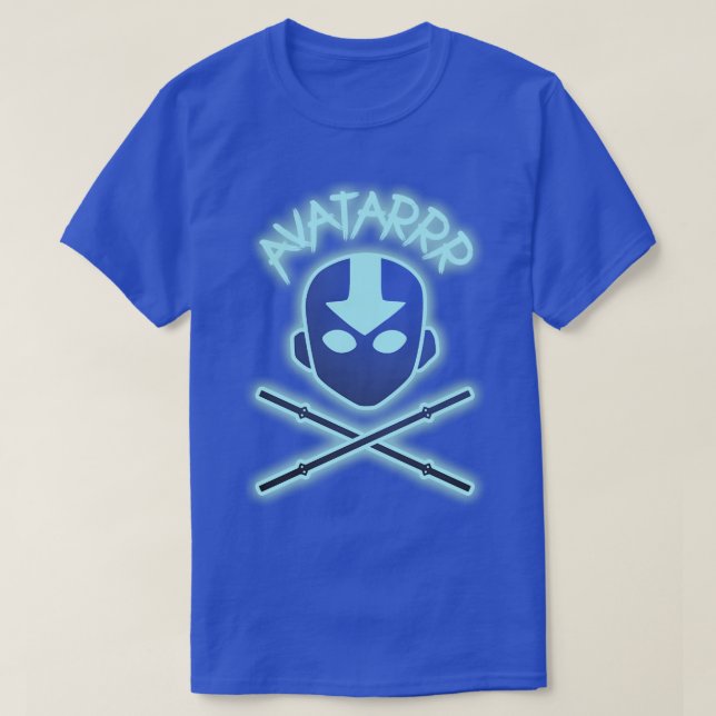 Avatar Avatarrr and Crossbones T-Shirt (Design Front)
