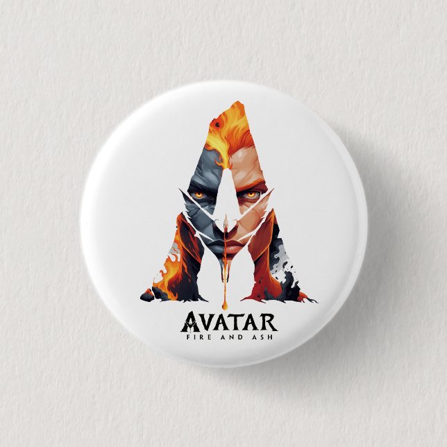 Avatar: Fire and Ash 1 Inch Round Button (Front)
