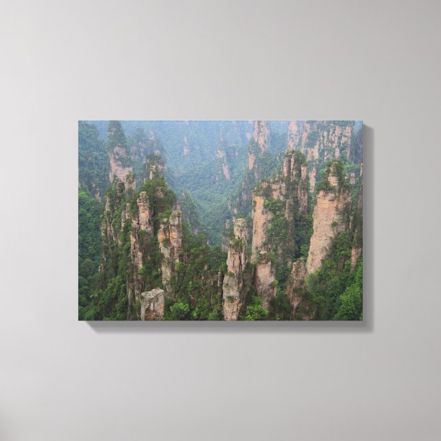 Avatar Mountains Zhangjiajie National Forest Park Canvas Print (Front)