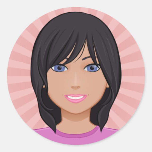 Avatar_Sticker Classic Round Sticker (Front)