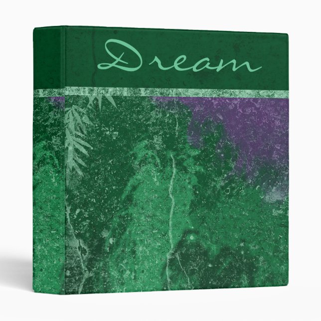 Avatar Toxic Green "Dream" Avery Binder (Front/Spine)