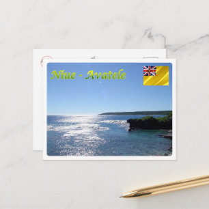 Avatele - Niue - Panorama - Postcard