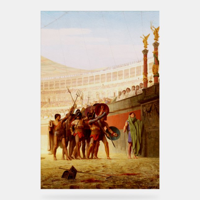 Ave Caesar by Jean-Leon Gerome (Recto)