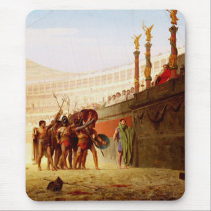 Ave Caesar by Jean-Leon Gerome Mouse Pad