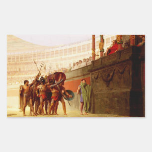 Ave Caesar by Jean-Leon Gerome Sticker
