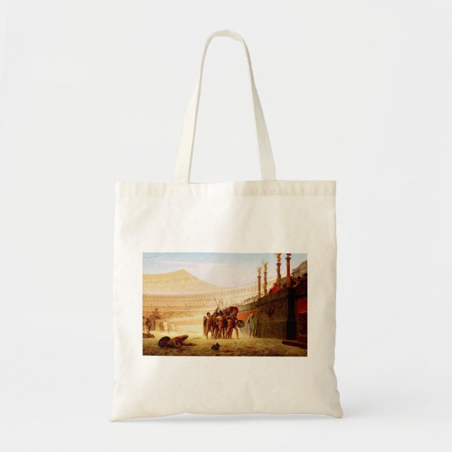 Ave Caesar by Jean-Leon Gerome Tote Bag (Front)