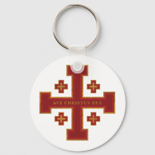 Ave Christus Rex Keychain