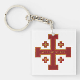 Ave Christus Rex Keychain