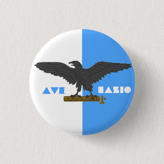 AVE LAZIO 1 INCH ROUND BUTTON (Front)