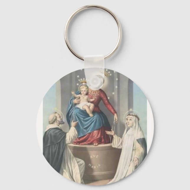 Ave Maria Keychain (Front)