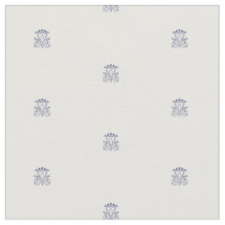 Ave Maria Monogram tissu motif