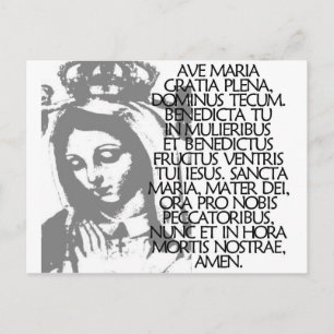 Ave Maria Postcard