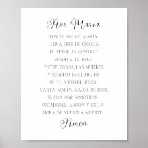 Ave Maria Spanish Prayer
