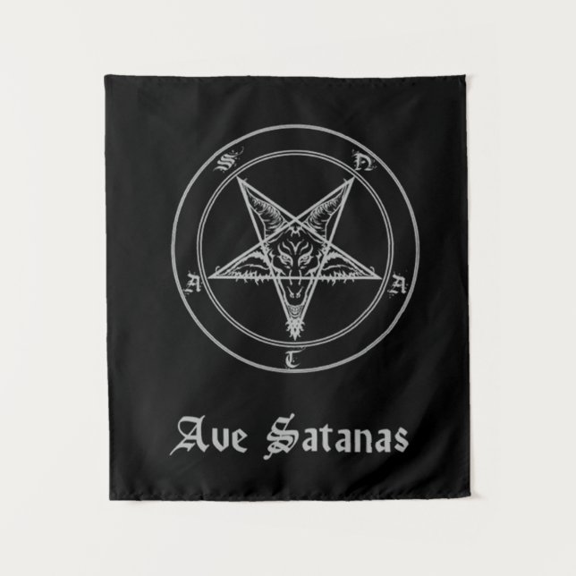 Ave Satanas Tapestry (Front)