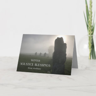 Avebury Winter Solstice Blessings Card