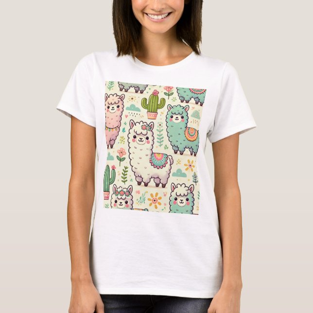 Avec Alpacas : T-shirt 👕 (Devant)