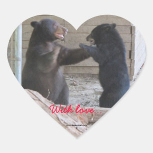 Avec amour... Autocollant