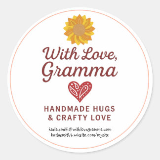 Avec amour, autocollant Gramma
