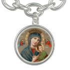Vierge Marie tenant le bracelet icône Enfant Jésus
