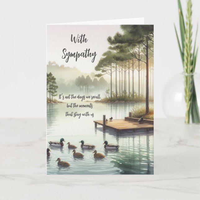 Avec Carte de voeux Sympathique (Devant)