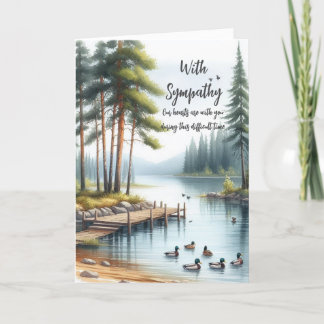 Avec Carte de voeux Sympathique