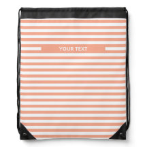 Sac de linge rayé personnalisé : Cadeau personnali