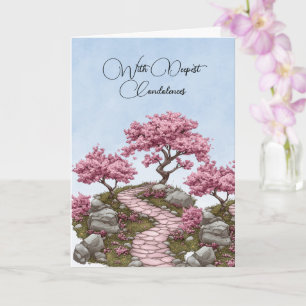 Avec des condoléances les plus profondes Carte de