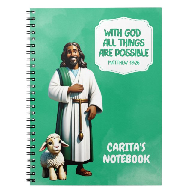 Avec Dieu, tout est possible Carnet (Devant)