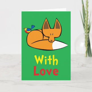 avec la carte d'amour