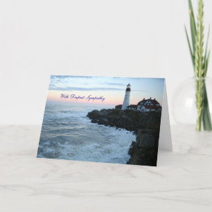 Avec la plus profonde sympathie carte phare