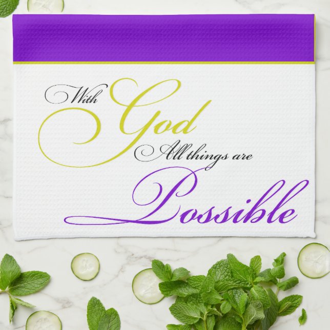 Avec la serviette de Dieu (Plié)