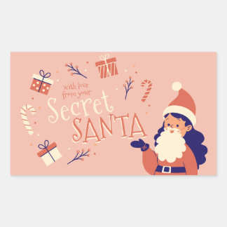 avec l'amour du sticker Secret Père Noël