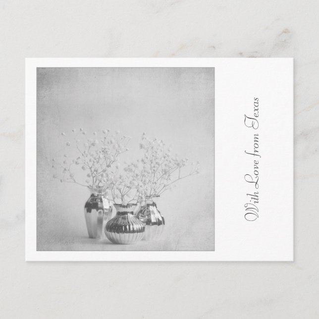 Avec l'amour du Texas Carte postale - Symétrie flo (Devant)