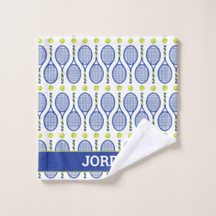 Avec le nom 💙 🎾 bleu, vert, blanc 🎾 de tennis