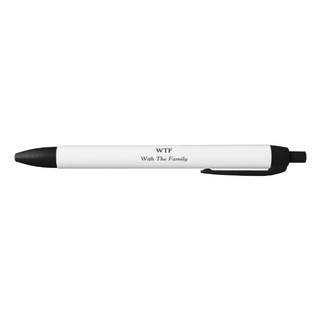 Avec le stylo de famille (Bas)