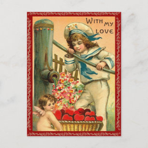 Avec ma carte postale Love Valentine