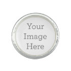 Créez votre propre bague ronde personnalisée 6-10