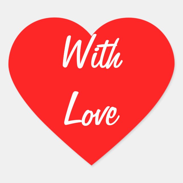 Avec Stickers En Forme De Coeur D'Amour (Devant)