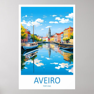 Aveiro National Ski Poster Vintage Park Travel