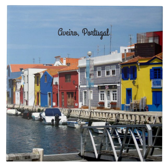 Aveiro, Portugal Tile (Front)