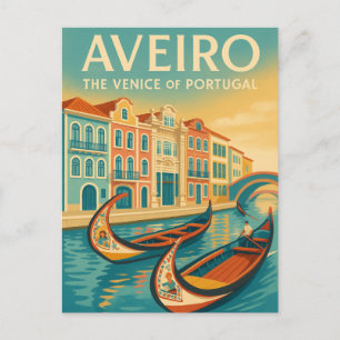 Aveiro – The Venice of Portugal Postcard