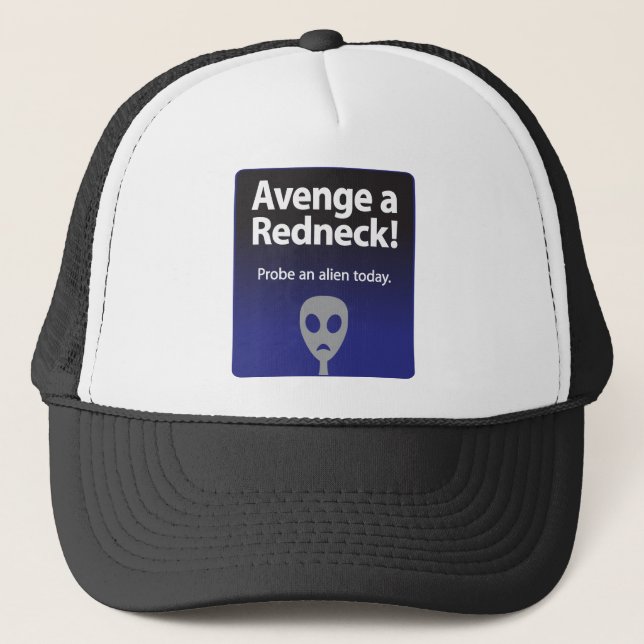 Avenge a Redneck Trucker Hat (Front)