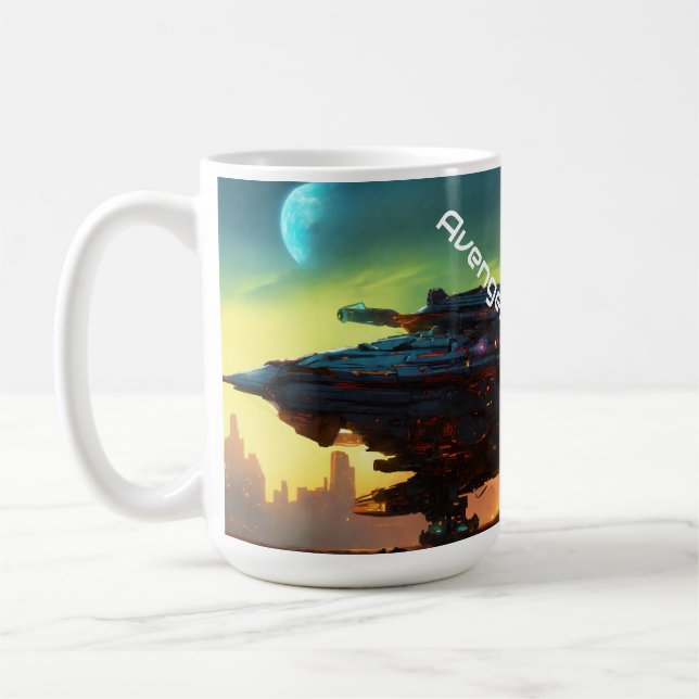 Avenger Spacship Adventure Mug - Prenez votre café (Gauche)