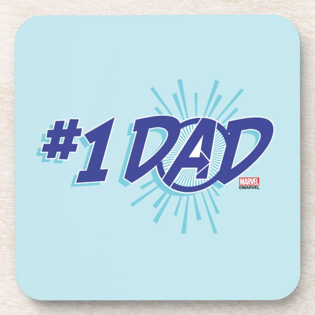 Avengers | #1 Dad Coaster (Front)