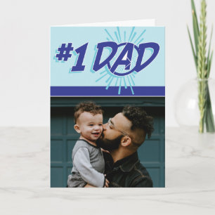 Avengers #1 Dad Custom Photo Card