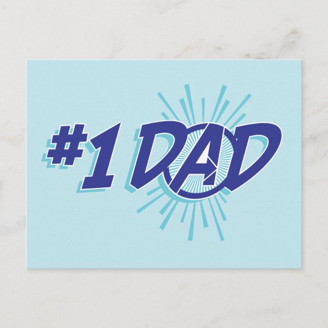 Avengers | #1 Dad Postcard (Front)