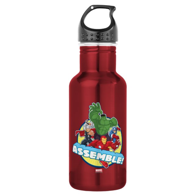 Avengers Assemble! 532 Ml Water Bottle (Front)